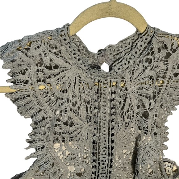 Classy yet Super Sexy Soieblu Crochet Fitted Dress Size Small, Perfect - Picture 8 of 11